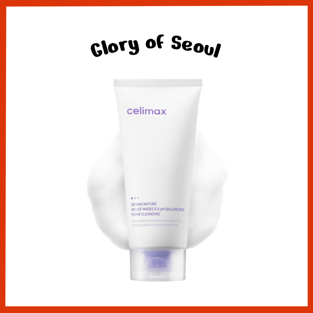 CELIMAX Derma Nature Relief Madecica Espuma De Limpeza Balanceadora De pH, 150ml em Oferta na Shopee