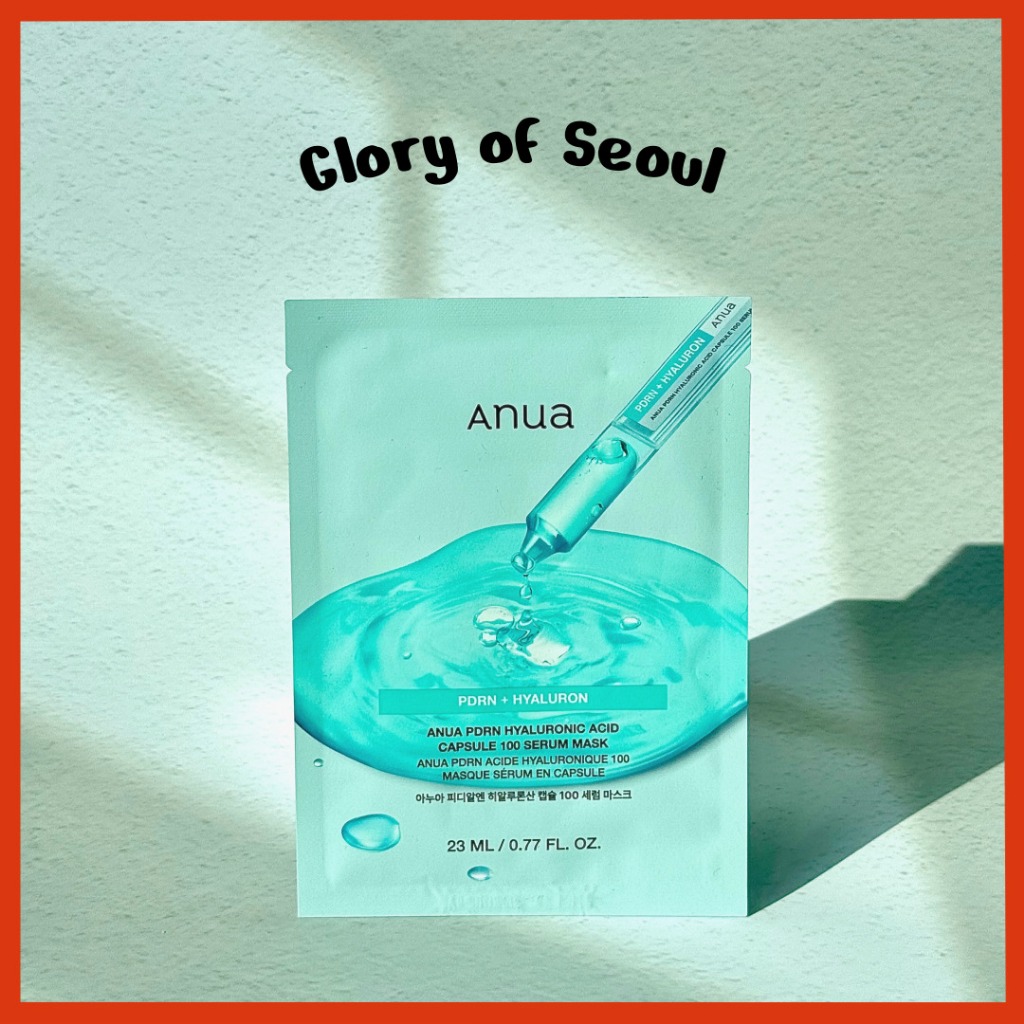 ANUA PDRN Cápsula De Ácido Hialurônico 100 Máscara De Soro 1 Folha em Oferta na Shopee
