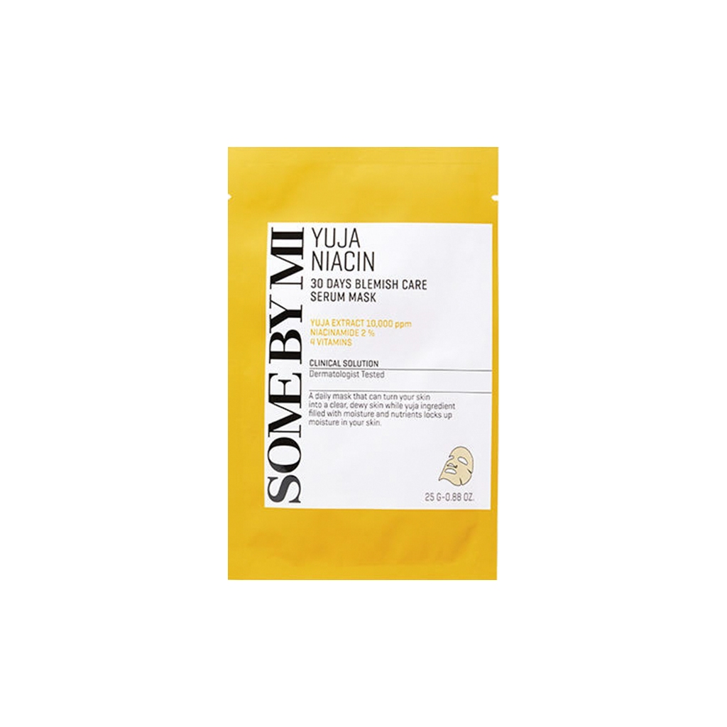 some by mi yuja niacin 30 days blemish care serum mask 25g em Oferta na Shopee