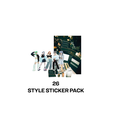 LE SSERAFIM 2024 S/POP UP Marca Merch 26 STYLE STICKER PACK