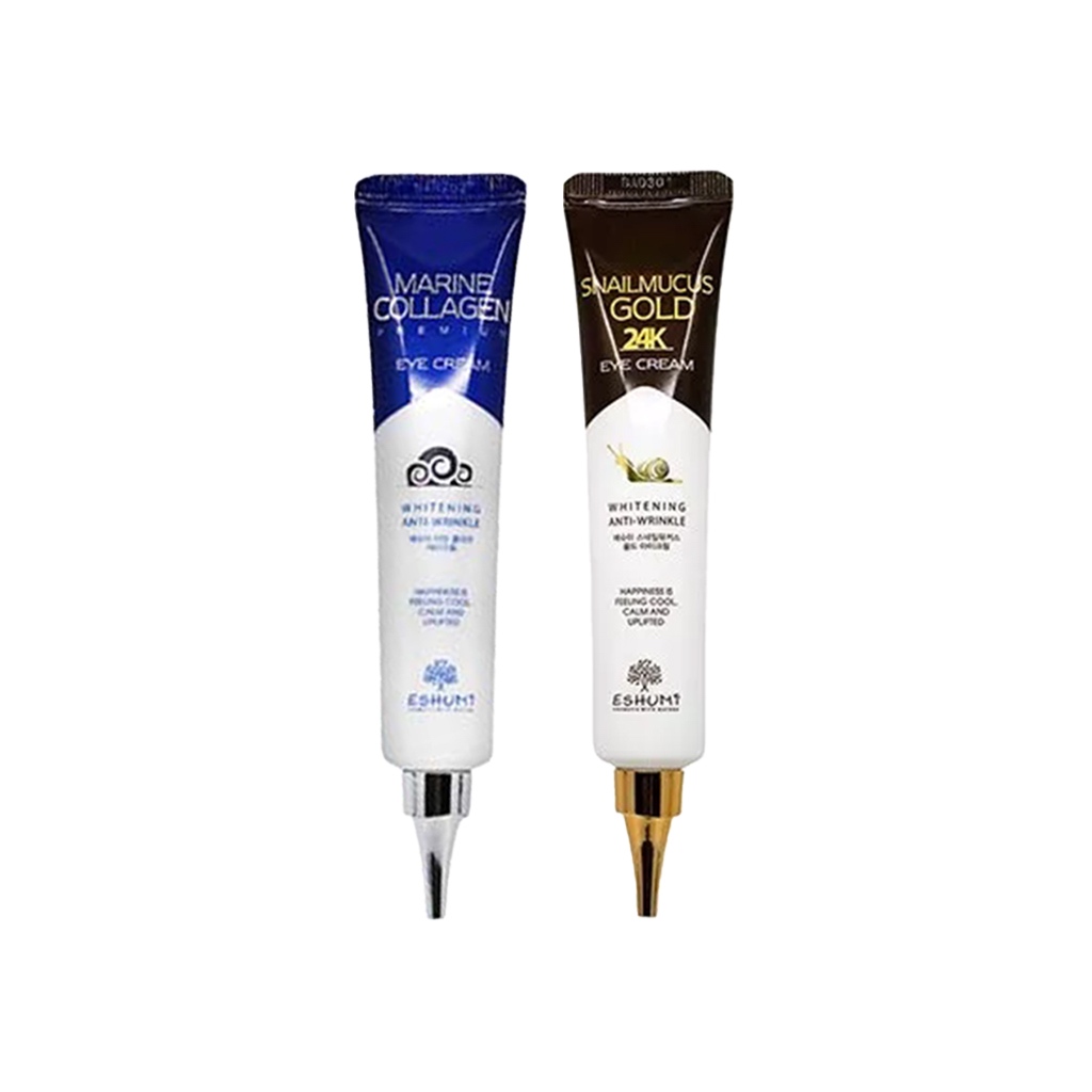 eshumi eye cream 40ml 2types (marine collagen, snail mucus gold)