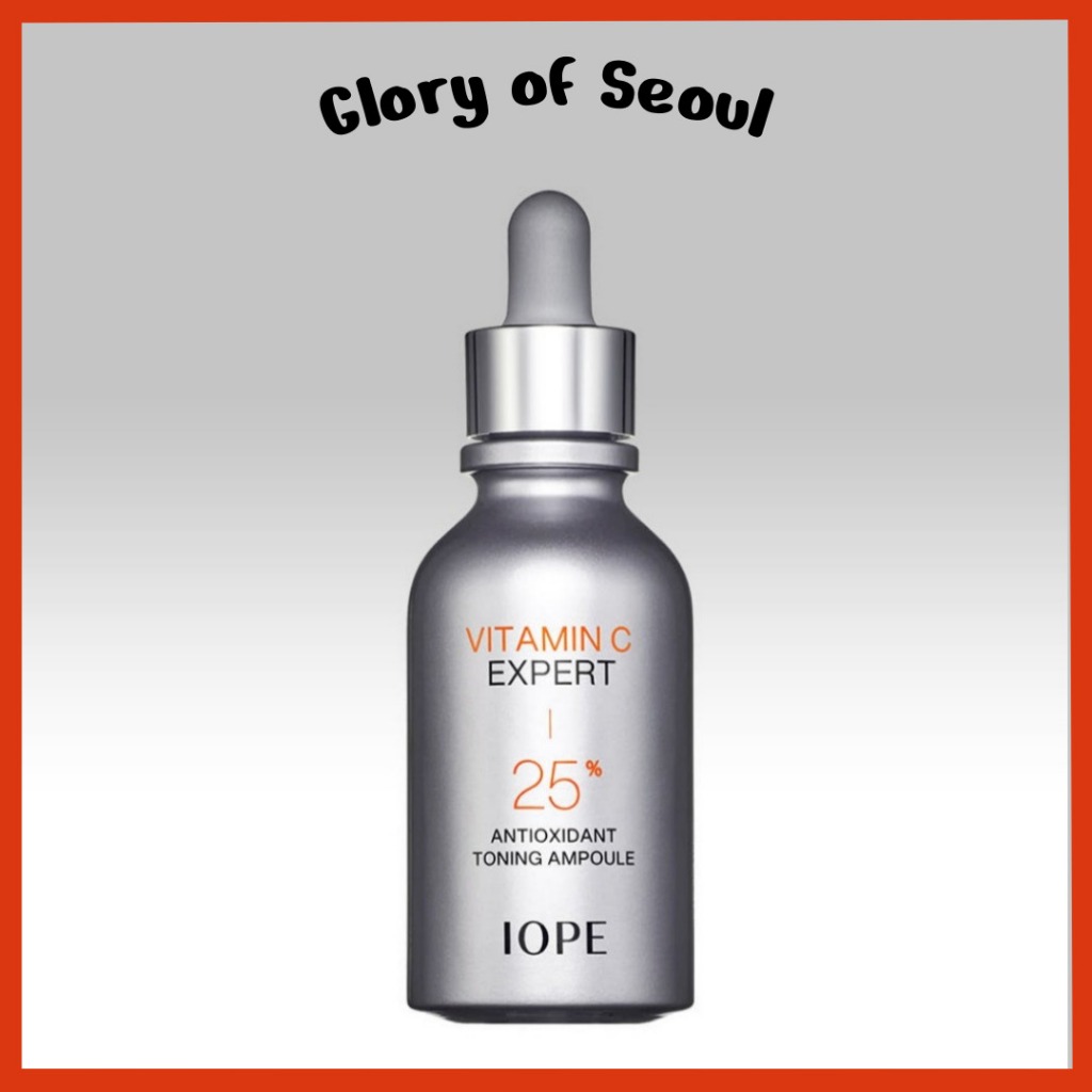 [Novo] IOPE Vitamina C Expert 25% Ampoule de tonificação antioxidante,, 23ml em Oferta na Shopee