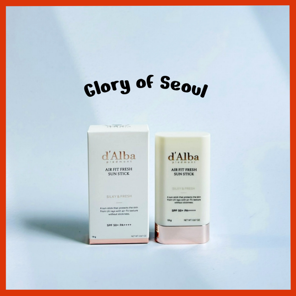 D'Alba Air Fit Sun Sun Stick SPF 50+ PA ++++, 19g em Oferta na Shopee