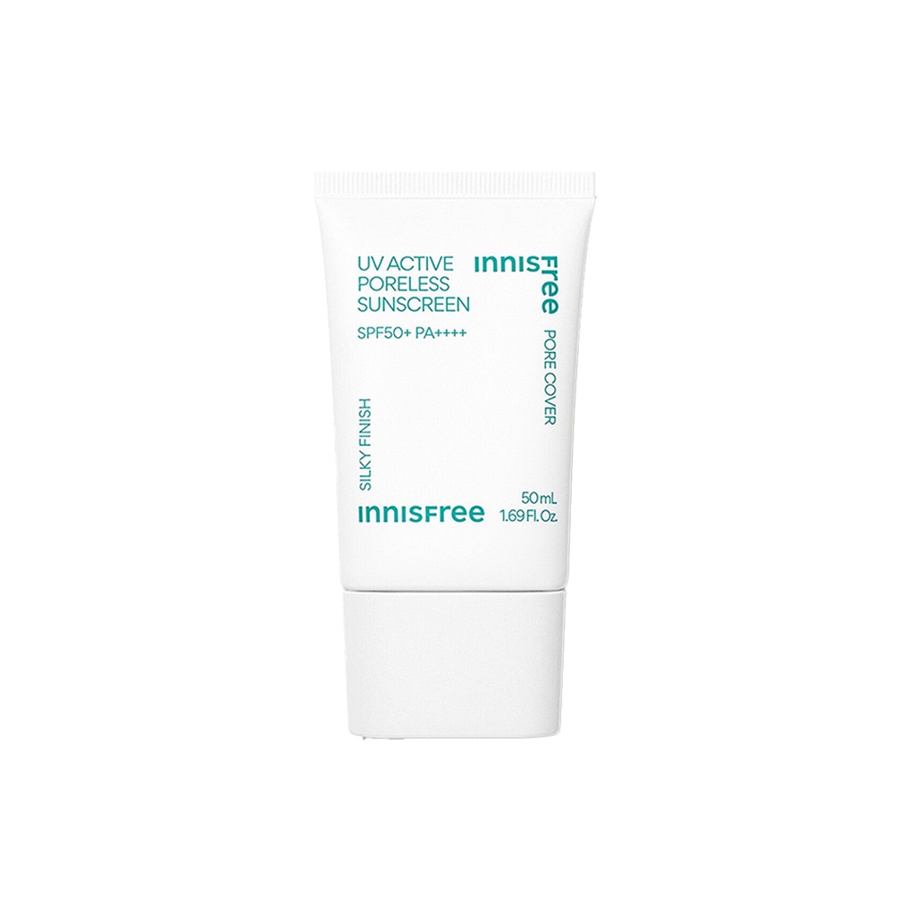 innisfree uv active poreless sunscreen spf50+ pa++++ 50ml
