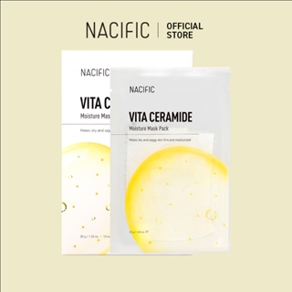 [NACIFIC] Pacote De Máscara Hidratante Vita Ceramide 10EA , Vitamina C , Pele Brilhante em Oferta na Shopee