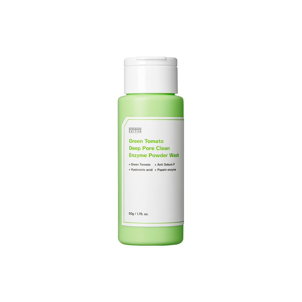 sungboon editor green tomato deep pore clean enzyme powder wash 50g em Oferta na Shopee
