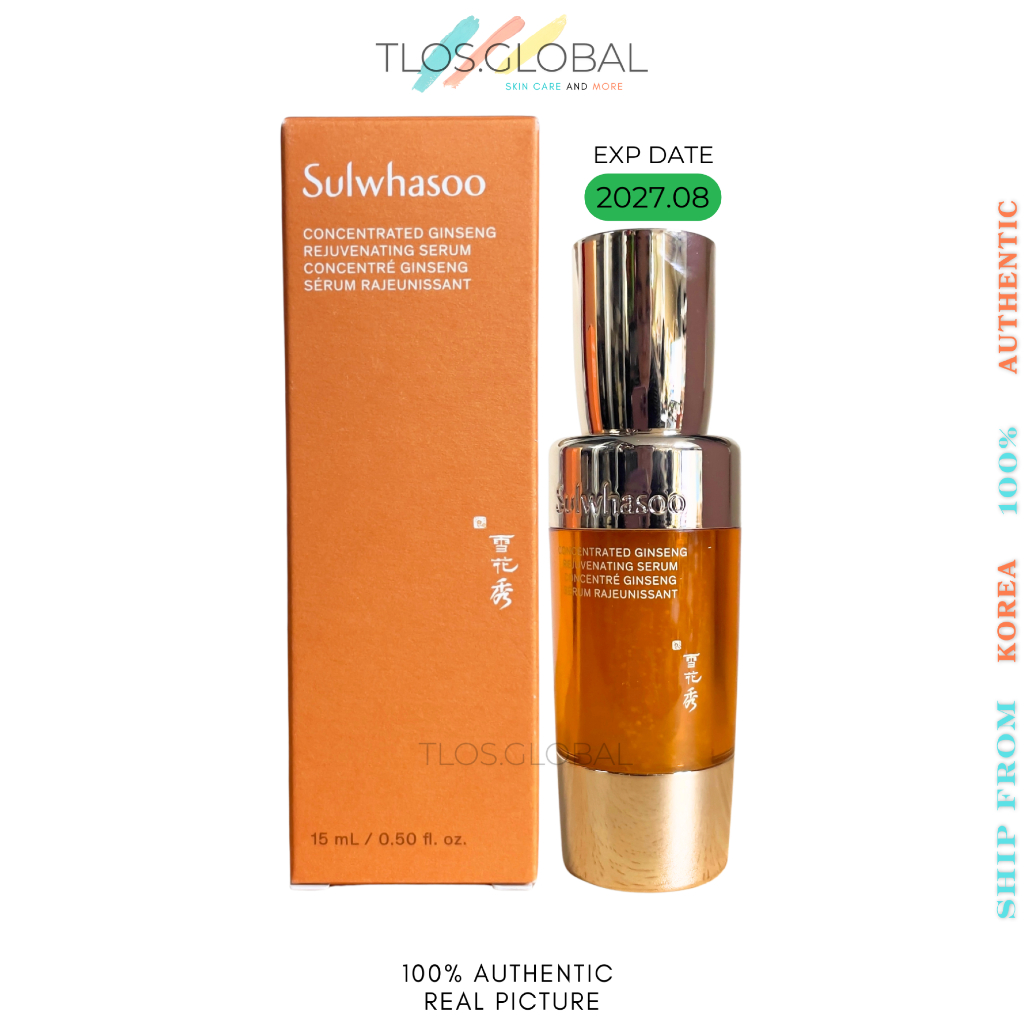 Sulwhasoo Concentrado Ginseng Rejuvenescedor Soro 15ml Visivelmente Firme E Elevador em Oferta na Shopee