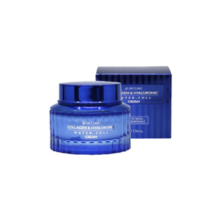 3w clinic collagen & hyaluronic water-full cream 55g em Oferta na Shopee