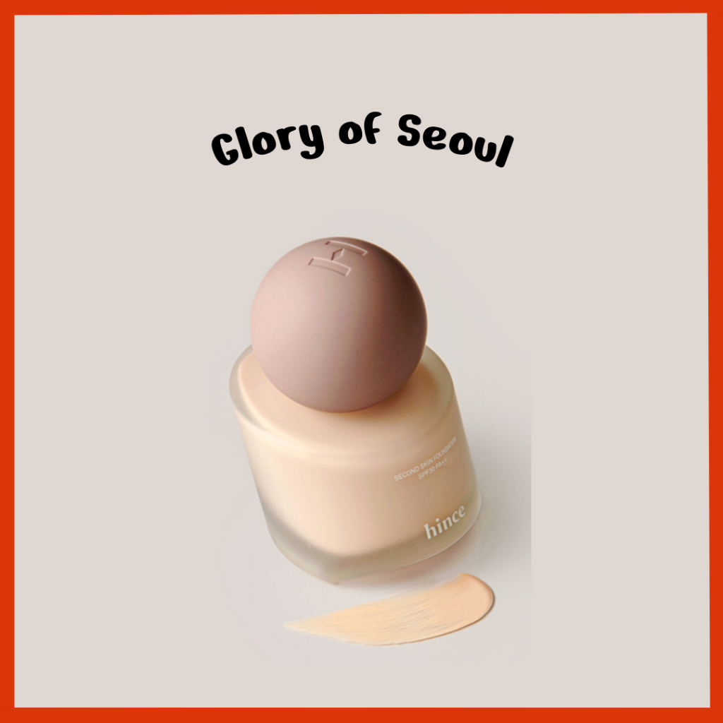 HINCE SECOND SKIN FOUNDATION SPF 30 PA++  40ml em Oferta na Shopee