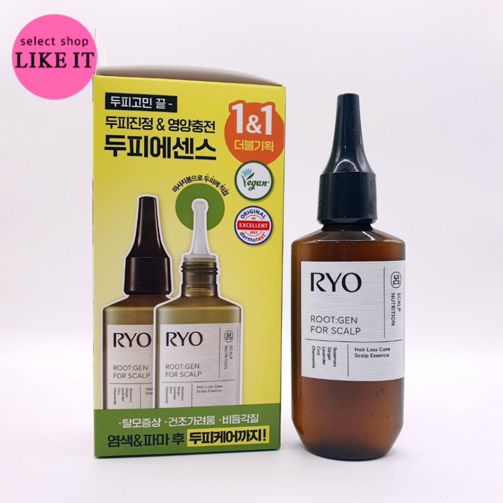 RYO ROOT:GEN Hair Loss Care Scalp Essence 80ml | Shipping from Korea