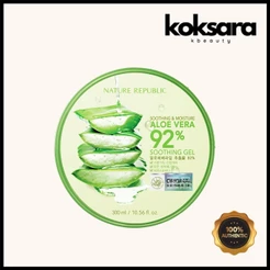 nature republic soothing & moisture aloe vera 92% soothing gel 300ml