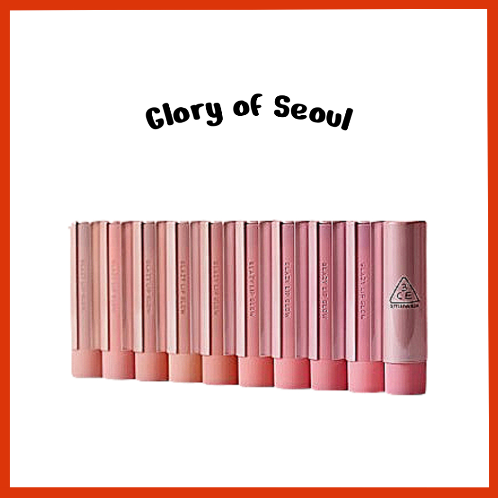 [Novo] 3CE Glazed Lip Glow, (9 cores), 3.2g