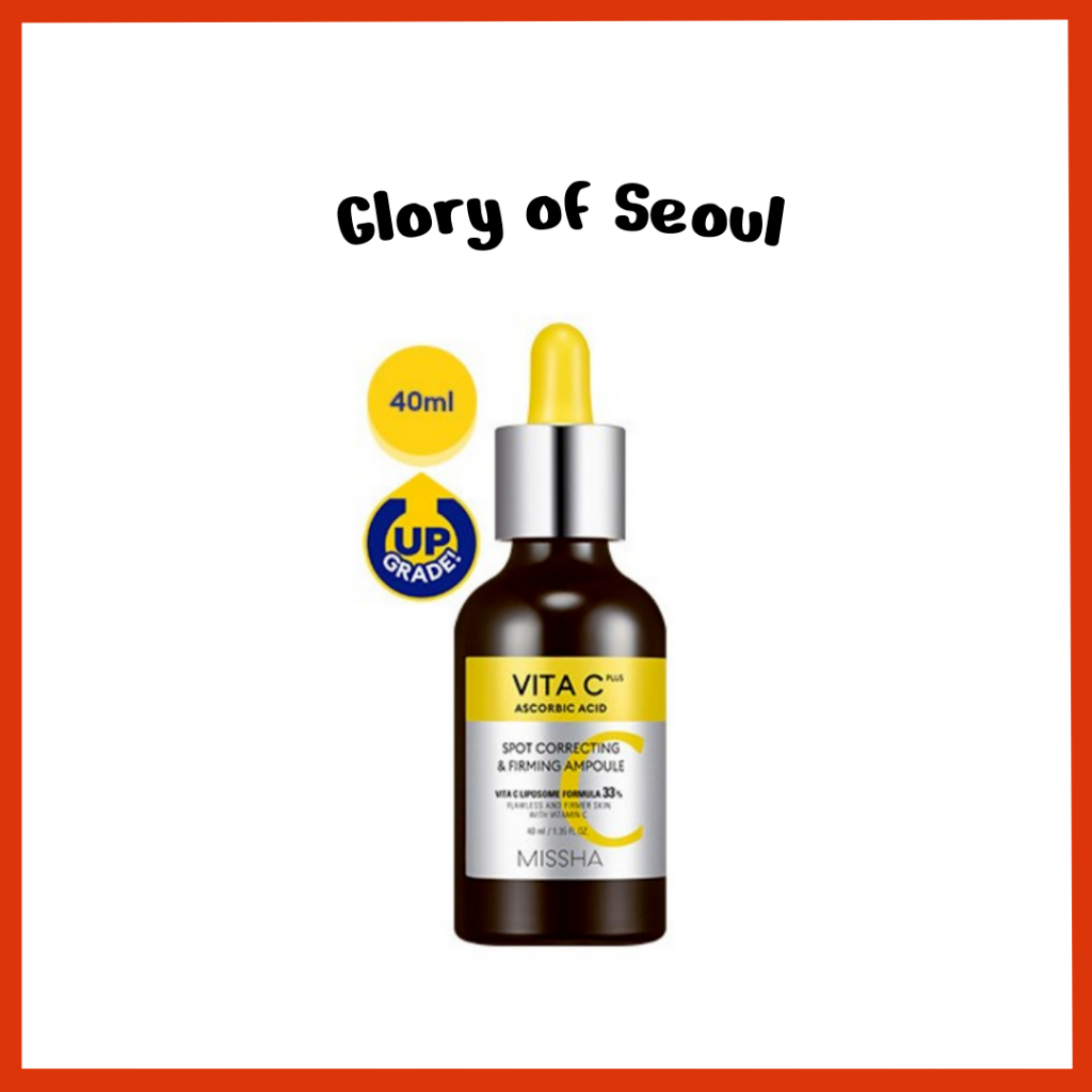 MISSHA VITA C PLUS Corretor De Pontos & Ampulo De Firmagem, 40ml em Oferta na Shopee