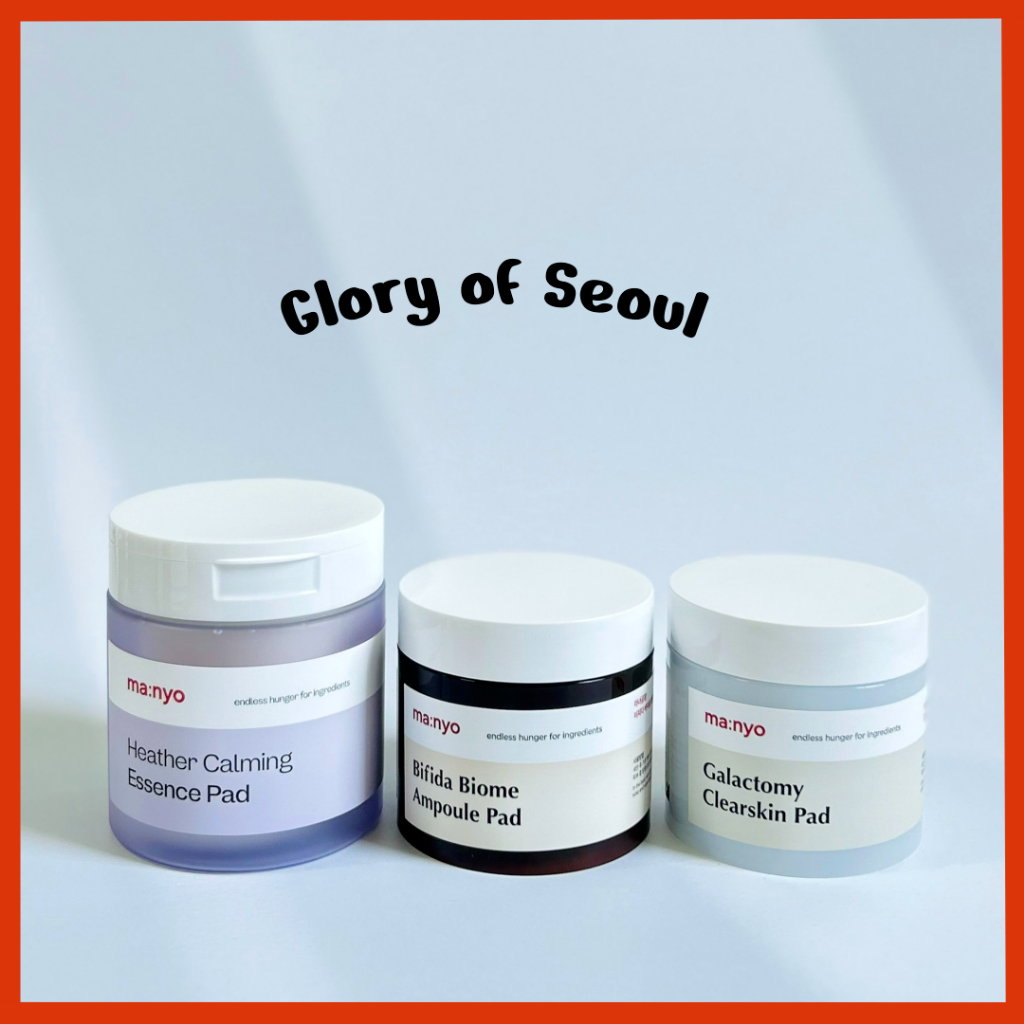 MANYO Toner Pads 3 Tipos (Bioma Bifida/Heather Calming/Galac Niacin)