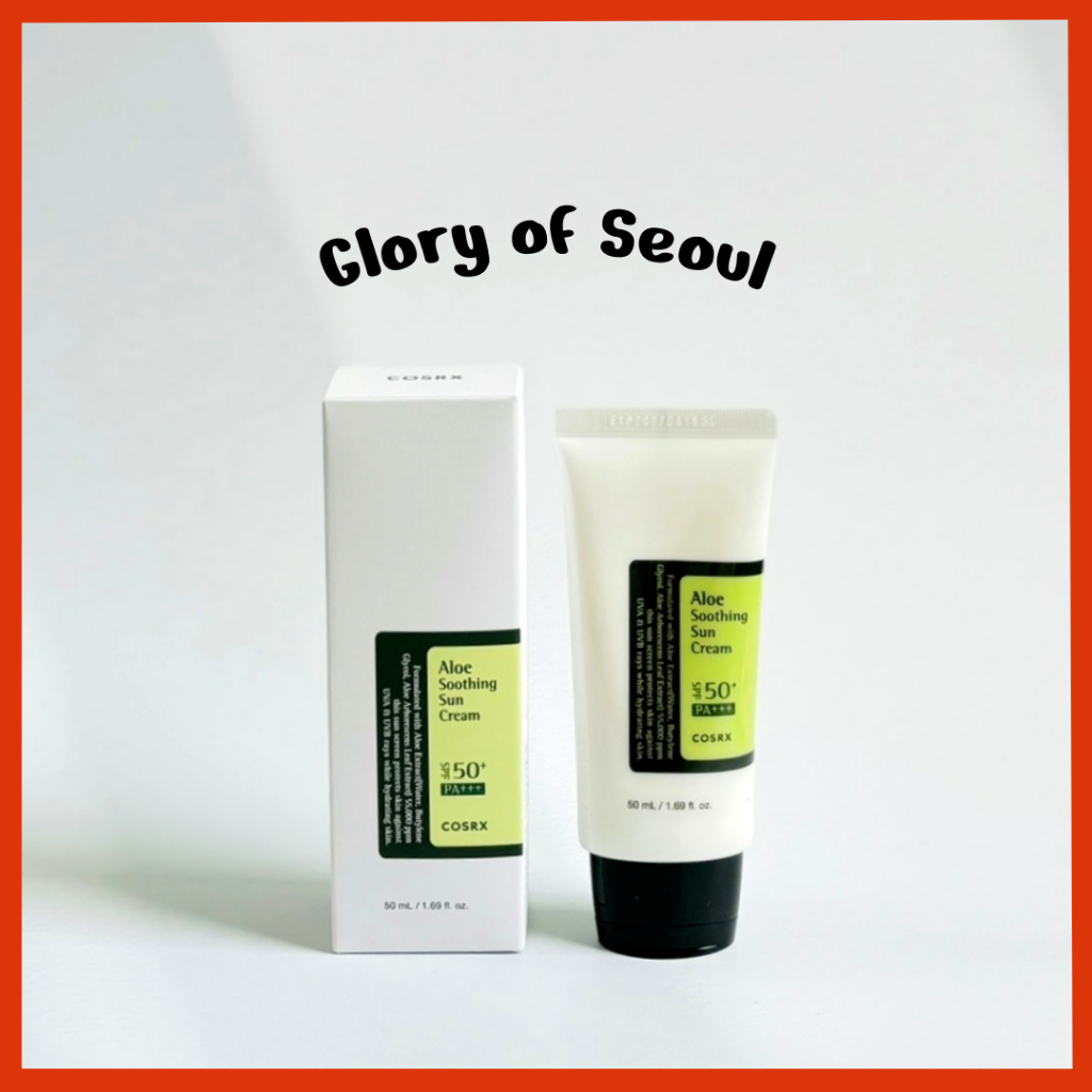COSRX Aloe calmante creme solar spf50 pa +++,, 50ml em Oferta na Shopee