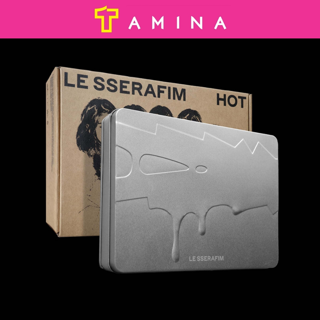 LE SSERAFIM 5th Mini Album 'HOT' TIN CASE ver.