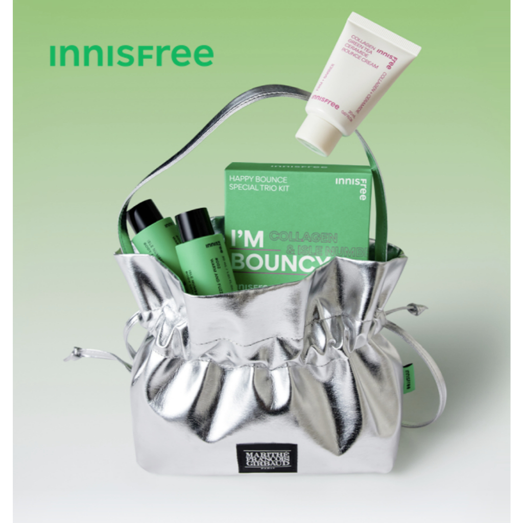 innisfree Happy Bounce Special TRIO KIT(ISLE NUMBER WASH 30mL + ISLE NUMBER LOTION 30mL + COLLAGE CREAM 20mL) / [SAMPLE] innisfree Happy Bounce Special TRIO KIT #54
