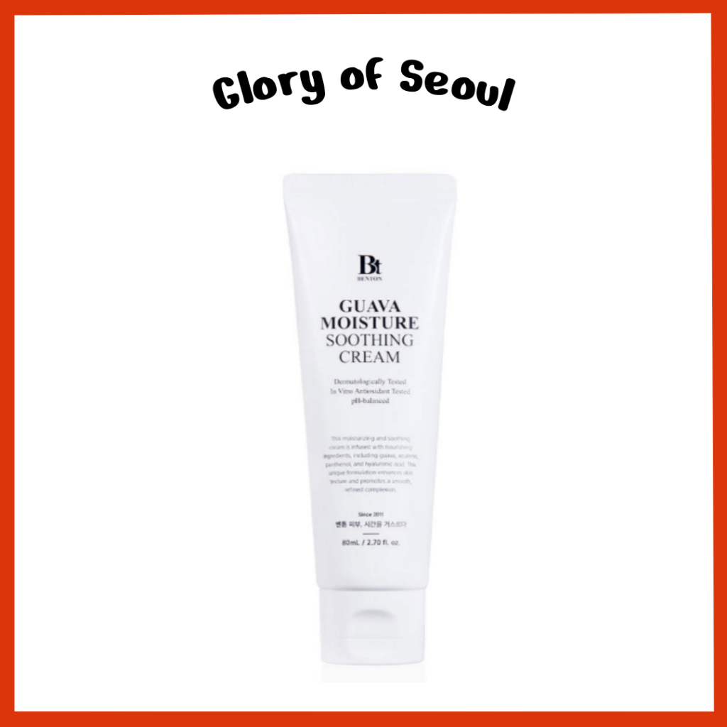 BENTON Creme Calmante Hidratante Goiaba, 80ml em Oferta na Shopee