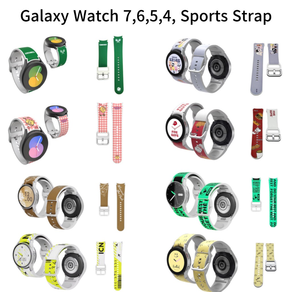 Samsung Genuíno Galaxy watch 7,6,5,4 , Pulseira Esportiva De Relógio