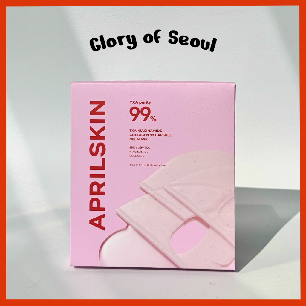 APRILSKIN TXA Collagen 99 Capsule Gel Máscara 2 Opções em Oferta na Shopee