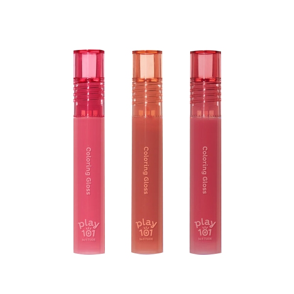 Play 101 by Etude Coloring Gloss 3 Colors em Oferta na Shopee