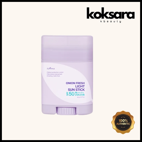 Bastão De Sol Luz Fresca De Cebola isntree 22g spf50 + pa + (exp . 16.01.27)