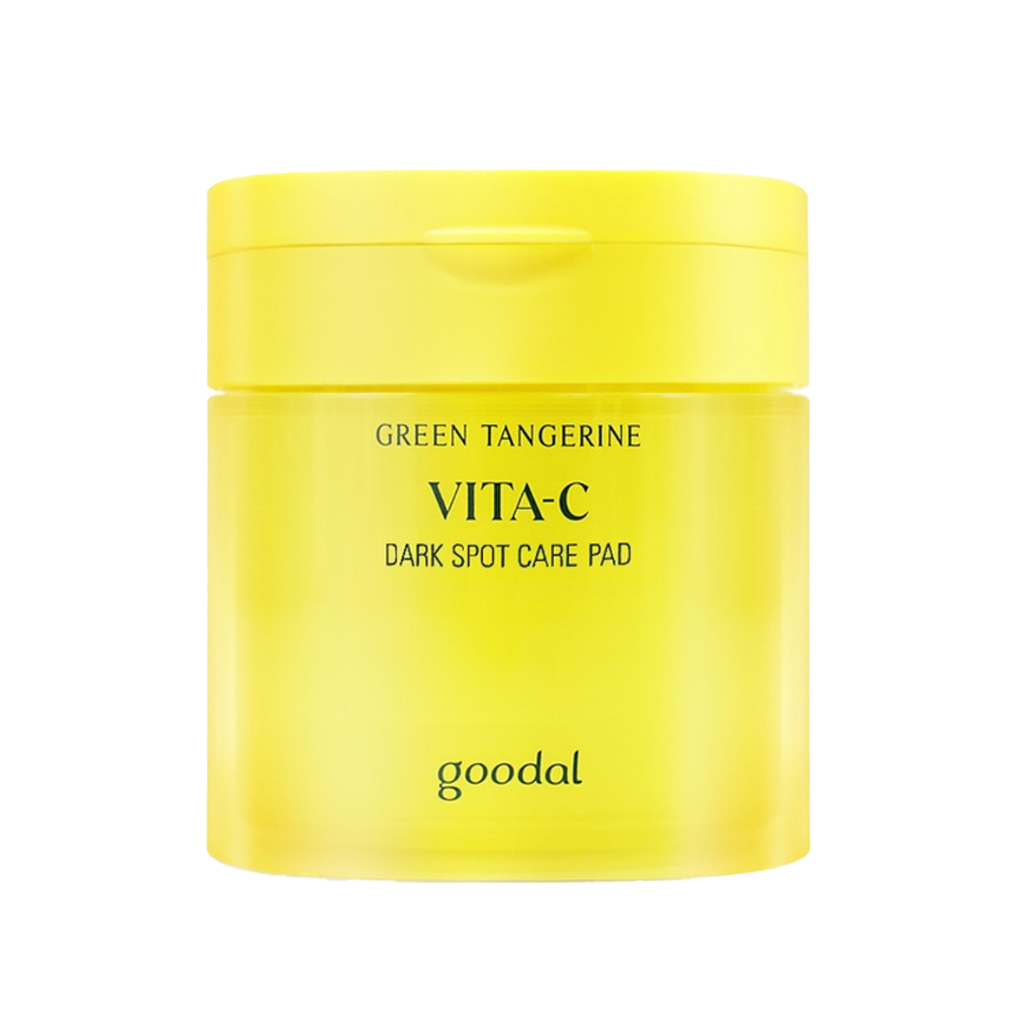 goodal green tangerine vita c toner pad 70 sheets em Oferta na Shopee