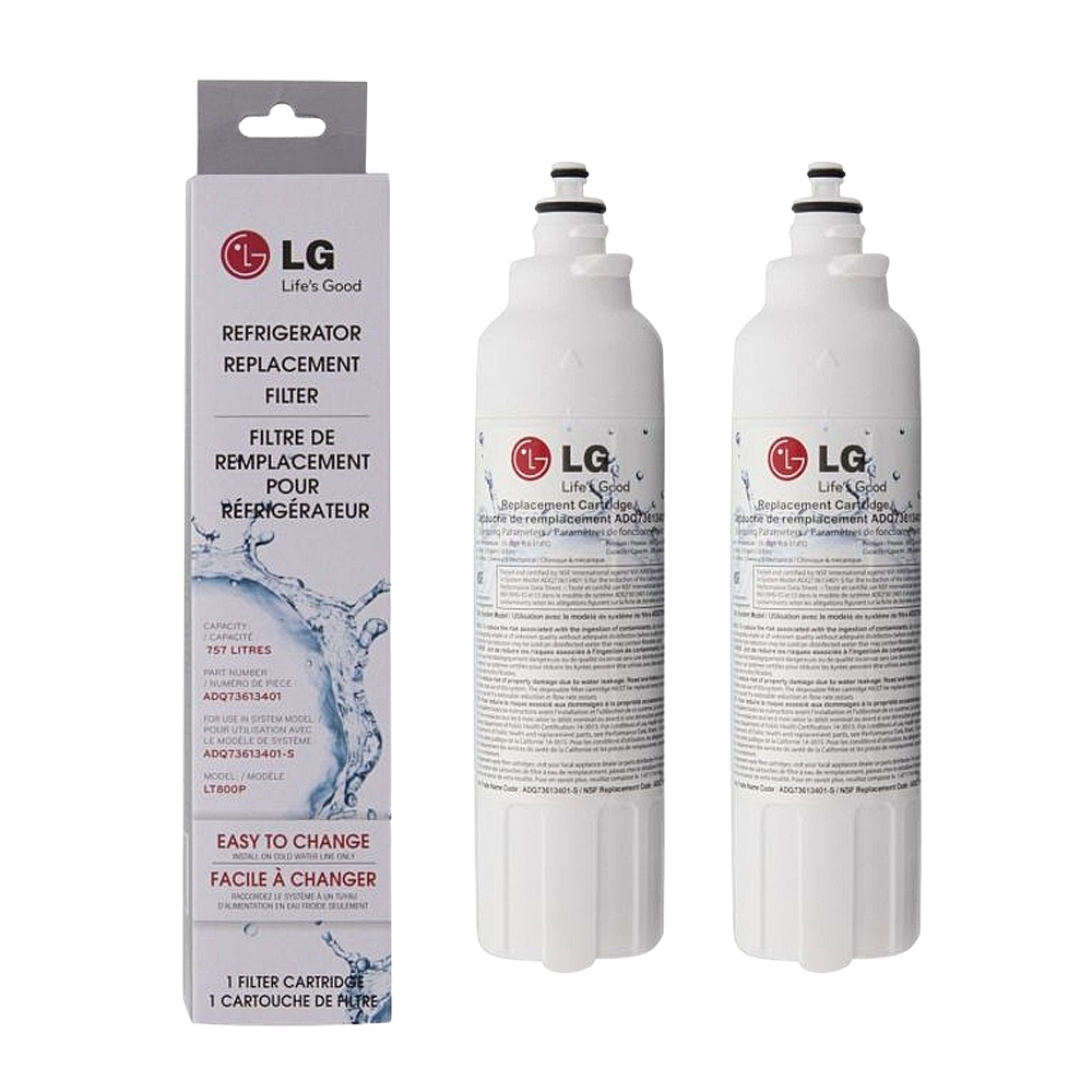 LG LT800P , Filtro De Água Geladeira De Substituição , NSF 42 & 53 , Certificado 2pack