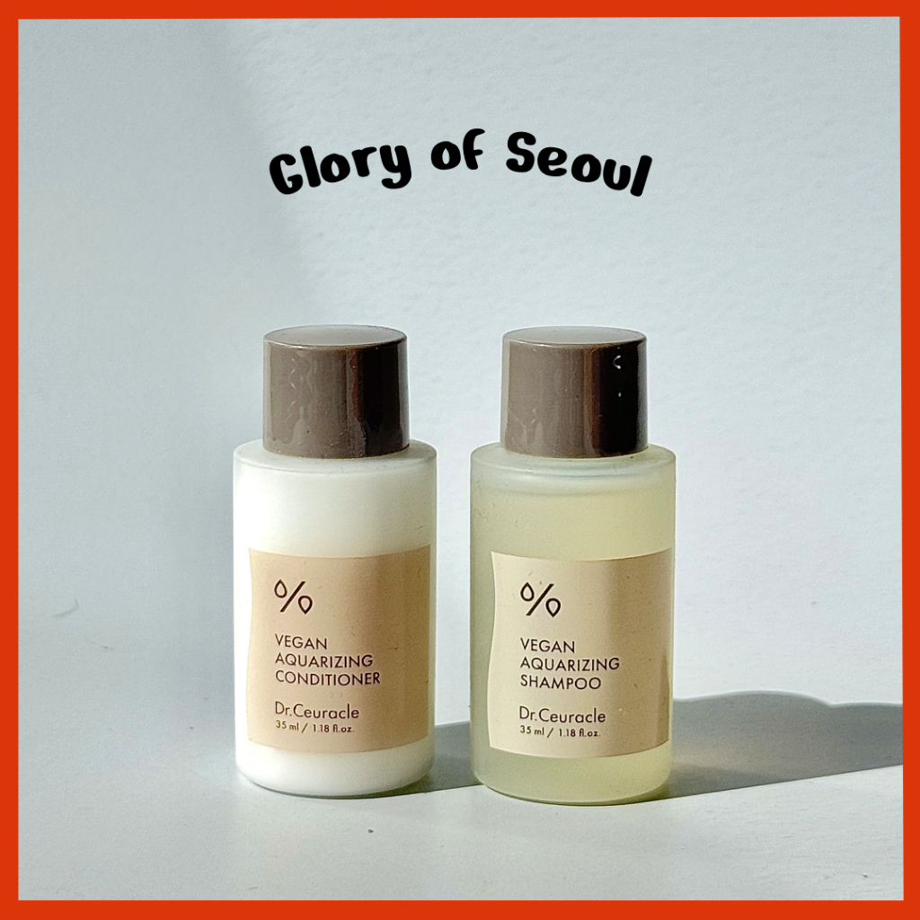 [MINI] DR.CEURACLE Shampoo/Condicionador Aquarizante Vegano, 35ml em Oferta na Shopee