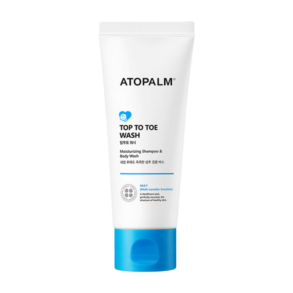 atopalm top to toe wash moisturizing shampoo&body wash 100ml