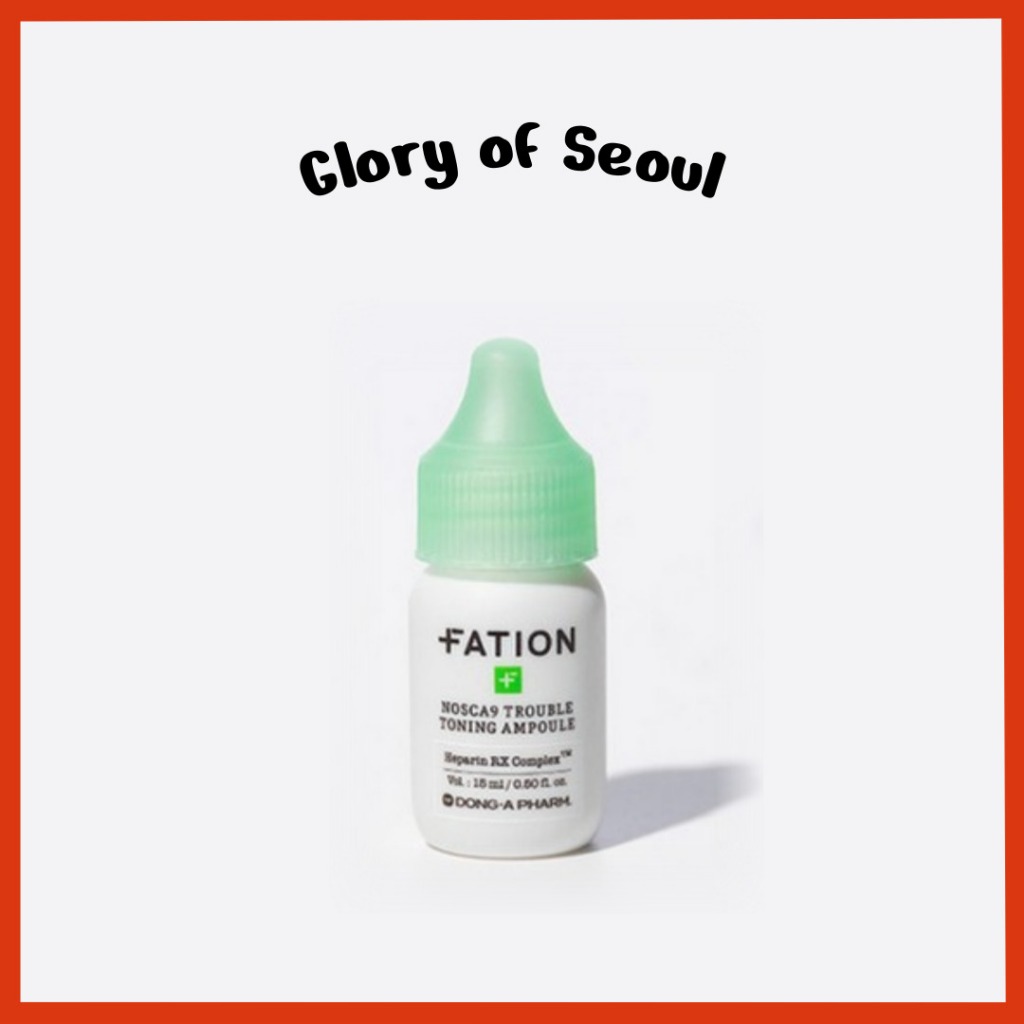 FATION Nosca9 Ampola De Tonificação De Problemas, 15ml em Oferta na Shopee