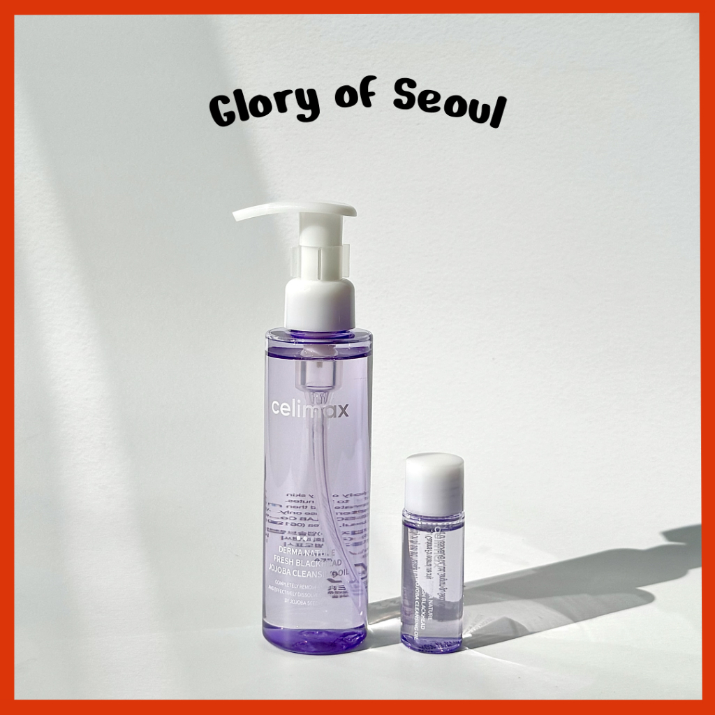 Celimax Derma Nature Fresh Blackhead Jojoba Cleansing Oil 150ml / 20ml em Oferta na Shopee