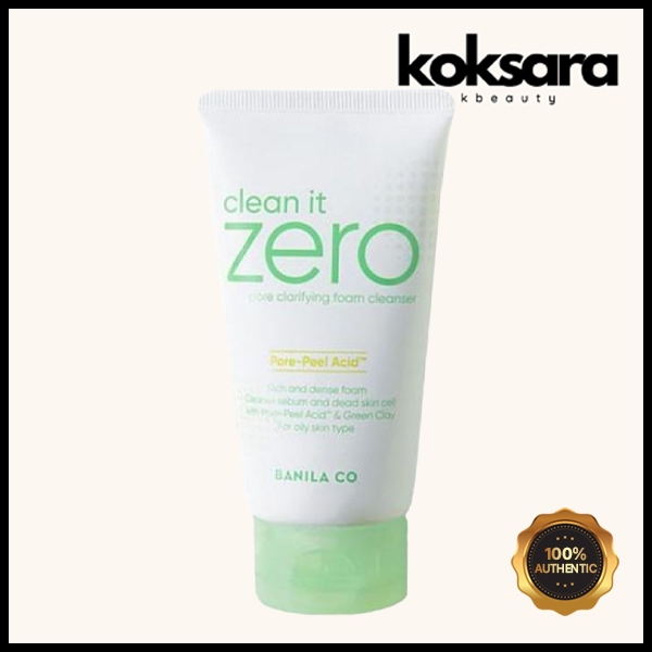 banila co clean it zero pore clarifying foam cleanser 150ml