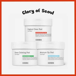 COSRX Toner bloco de uma etapa, (3 tipos) almofadas esfoliantes para a pele e cravos mortos, minimizam os poros, evitam fugas, melhoram a textura da pele, a pele coreana, 70sheets