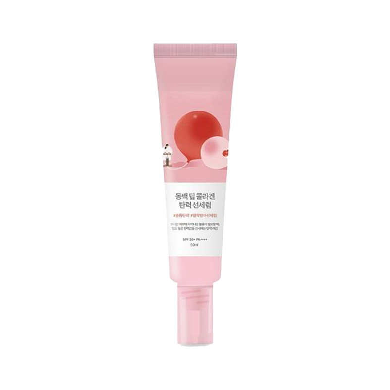 Round Lab Camellia Deep Collagen Elasticity Sun Serum 50ml em Oferta na Shopee