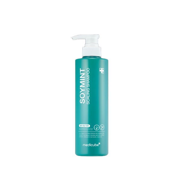 Shampoo Escamador Medicube Soy Mint Para Couro Cabeludo Oleoso 490 ml