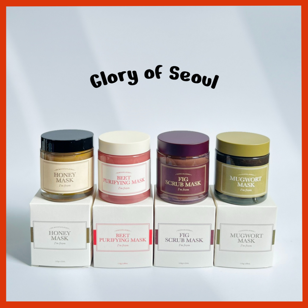 I'M FROM prot ginseng/mugwort/arroz/beterraba/mel/fig/mandarim máscara