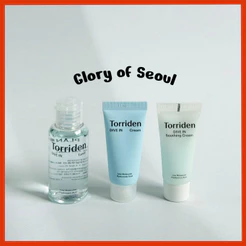 [MINI] TORRIDEN Creme Calmante Dive-In Ácido Hialurônico De Baixa Massa Molecular, 20ml / Tônico, 50ml / Creme, 20ml