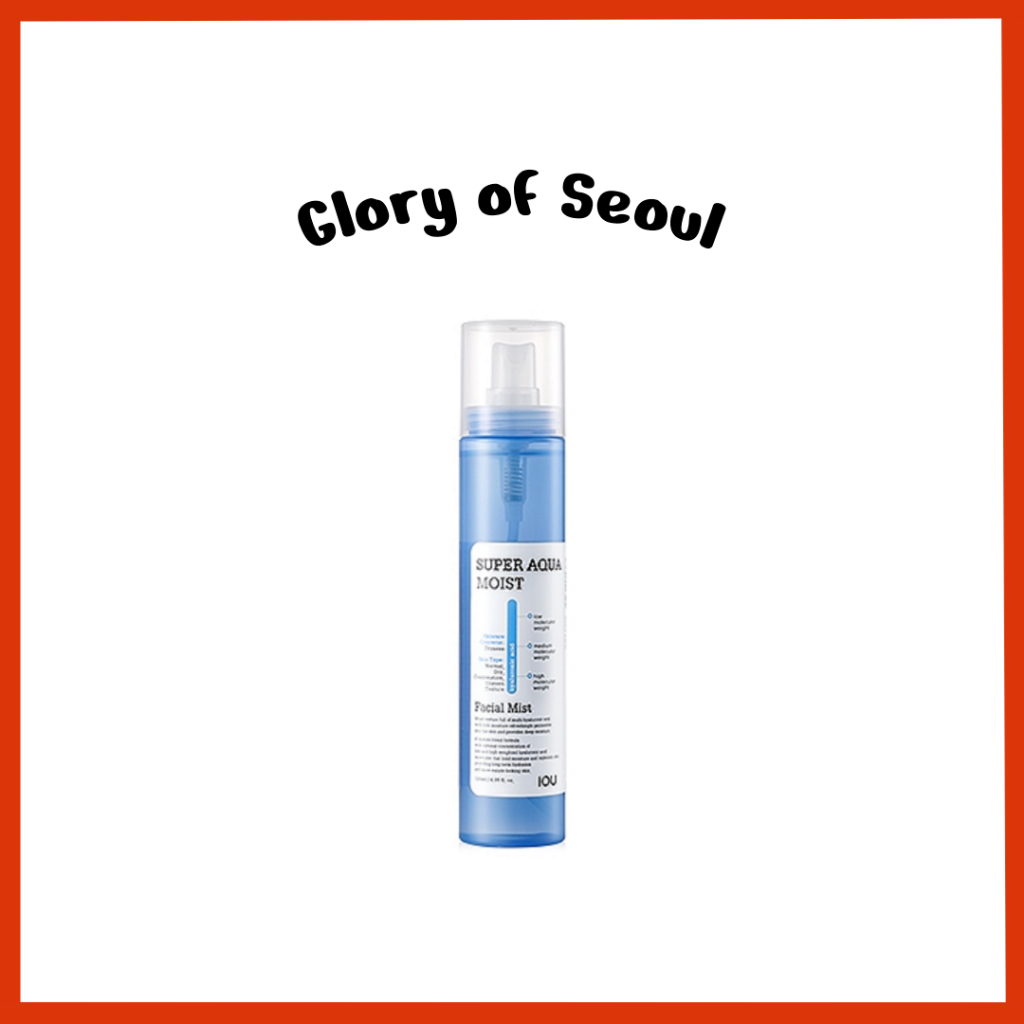 IOU Super Aqua Névoa Facial Úmida, 120ml em Oferta na Shopee