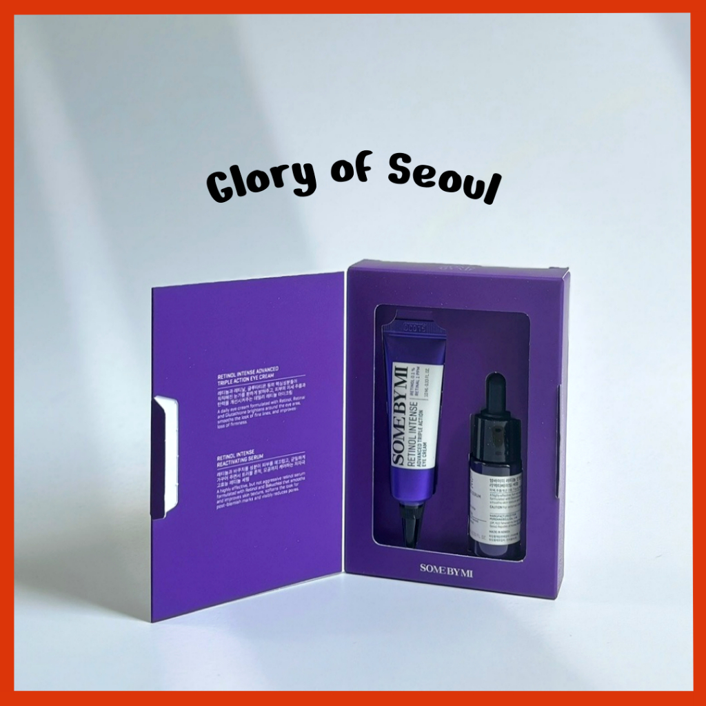 [KIT] SOME BY MI Kit De Teste Retinol Intense (Sérum 10ml + Creme Para Olhos 10ml) em Oferta na Shopee