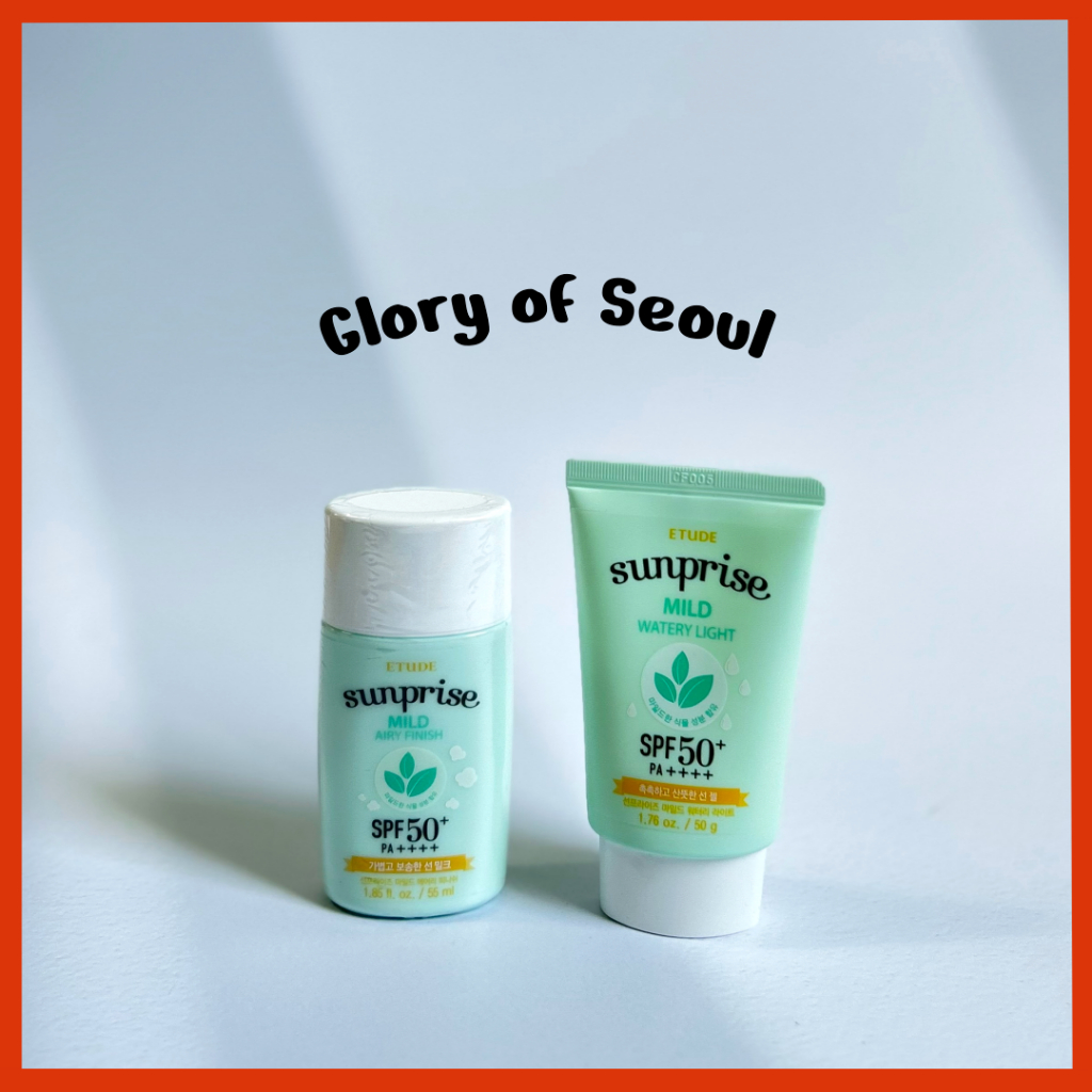 ETUDE HOUSE Sunprise Mild Airy Acabamento Sun Milk / Gel SPF50+ / PA ++++ em Oferta na Shopee