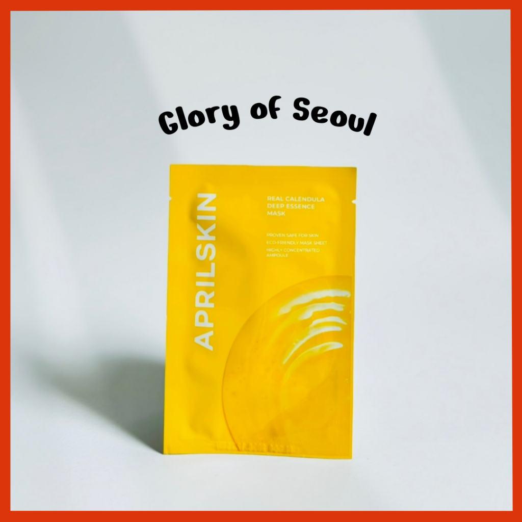 APRILSKIN Máscara de essência profunda da Calendula Deep, 1ea