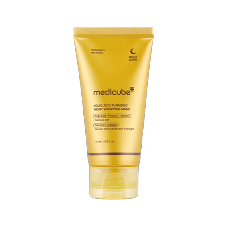Medicube Kojic Acid Turmeric Night Wrapping Mask 75ml em Oferta na Shopee