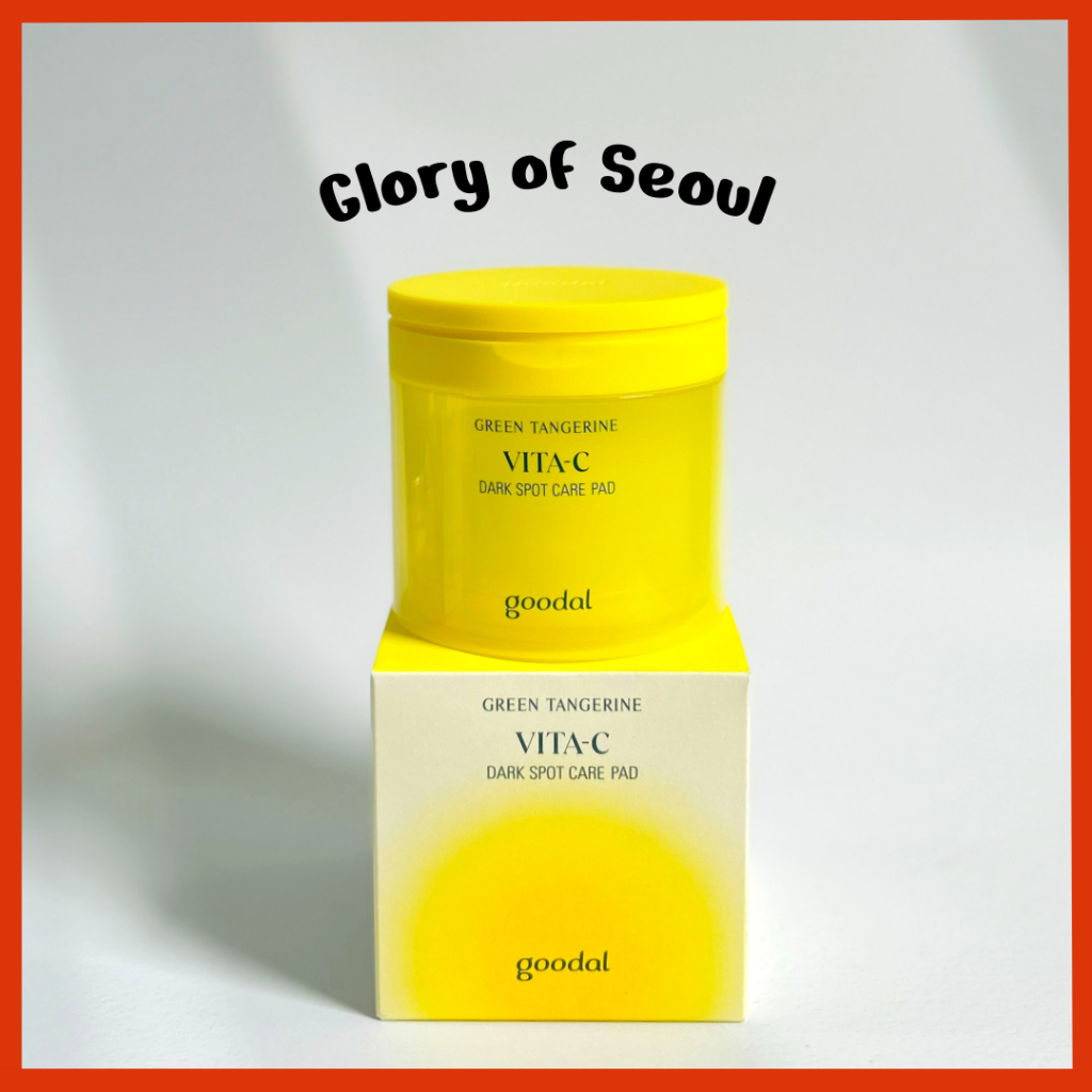 Bodal Tangerina Verde Vitamina C Toner Pads com efeito '5 em 1', esfolia, tons, hidratam e desintoxica a pele sensível (70 almofadas) em Oferta na Shopee