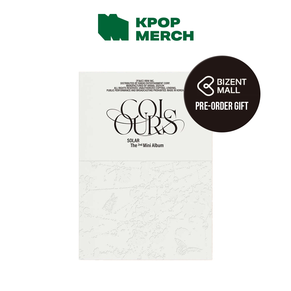 (Bizent POB) SOLAR - 2nd Mini Album [ Colours ]_Palette ver - Hobbies & Collections