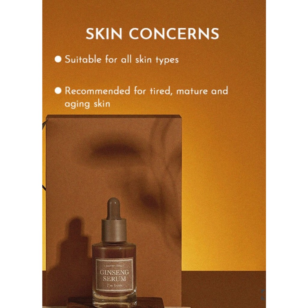 [MINI] I'M FROM Soros dr Ginseng, 30ml | Elasticidade, anti-rugas, 7,98% de extrato de ginseng — imagem 2 de 2