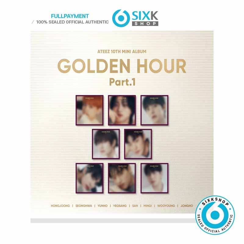 DIGIPAK ver ATEEZ -10th Mini Album GOLDEN HOUR Part 1 em Oferta na Shopee