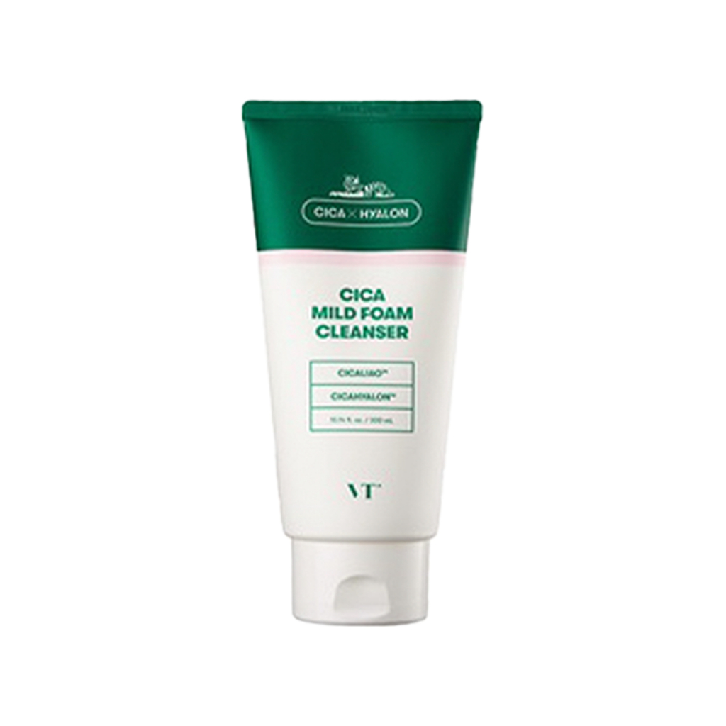 vt cosmetics cica mild foam cleanser 300ml em Oferta na Shopee