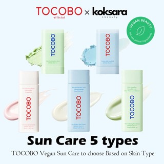 TOCOBO OFFICIAL 5 types of sunscreen em Oferta na Shopee