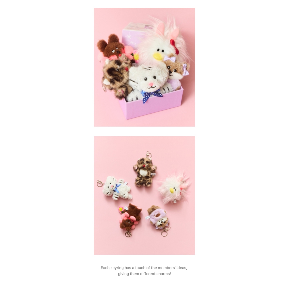 Detalhes do ILLIT - 1st Debut Anniversary Plush Keyring